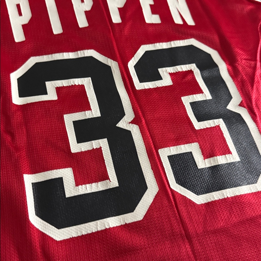 VINTAGE Chicago Bulls #33 Scottie Pippen 1990’s Era Champion Brand NBA Jersey - Picture 6 of 7